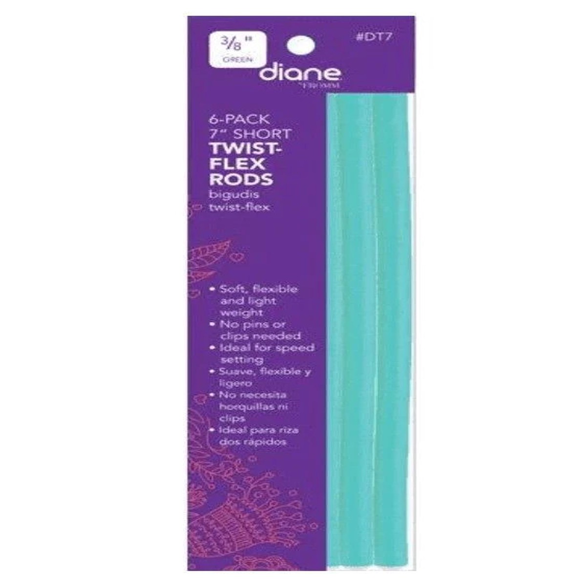 Diane 3/8" Short Flex Rods DT7