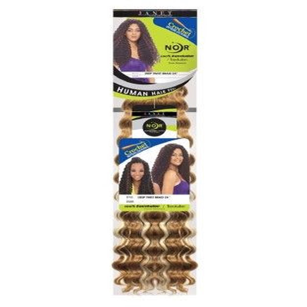Janet 24" Noir Deep Twist Braid 27