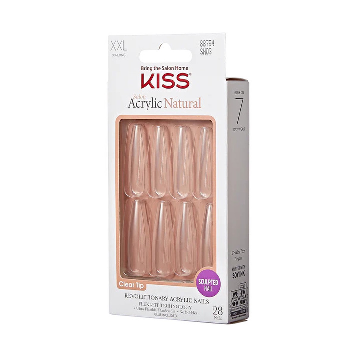 Kiss Acrylic Natural XXL #SN03