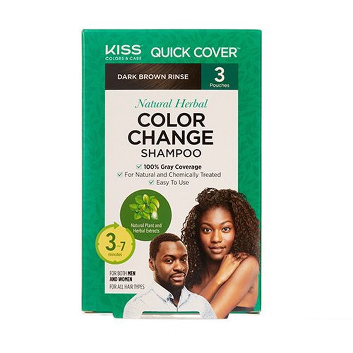 Red By Kiss Color Change Shampoo #Dark Brown