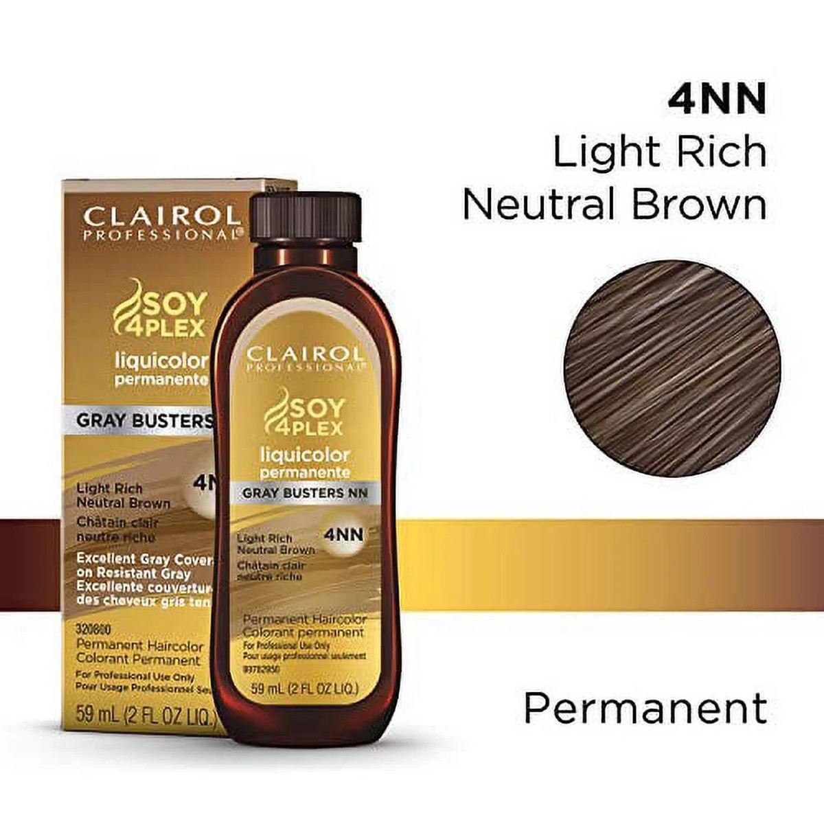 Clairol Soy4plex Gray Busters NN #4NN