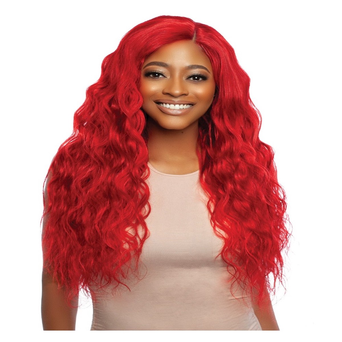 Mane Concept Pristine Red 3PCS + 4x4 Closure Bundle Body Wave - 16", 18", 20"