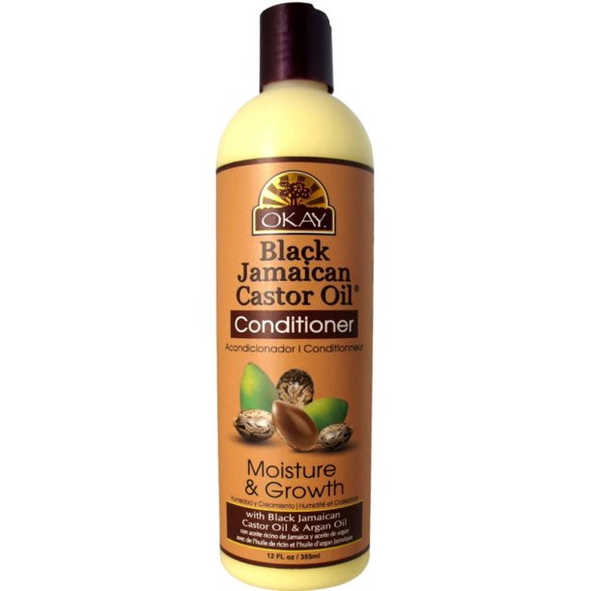 Okay Black Jamaican Castor Oil Conditioner 12 fl. oz.