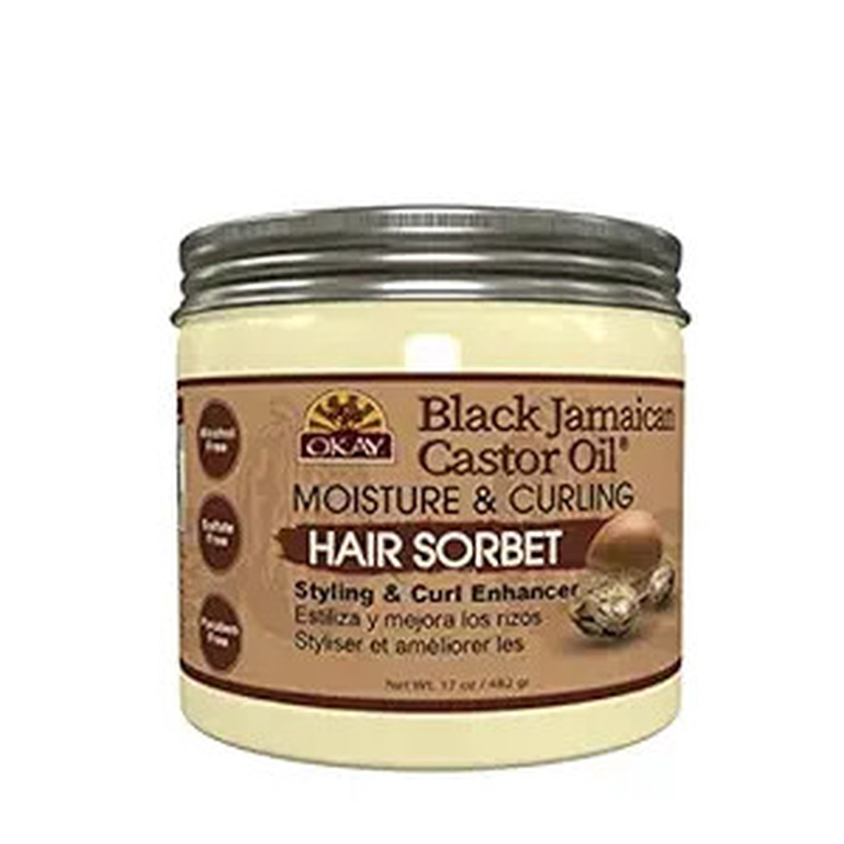 Okay Black Jamaican Castor Oil Hair Sorbet 17oz