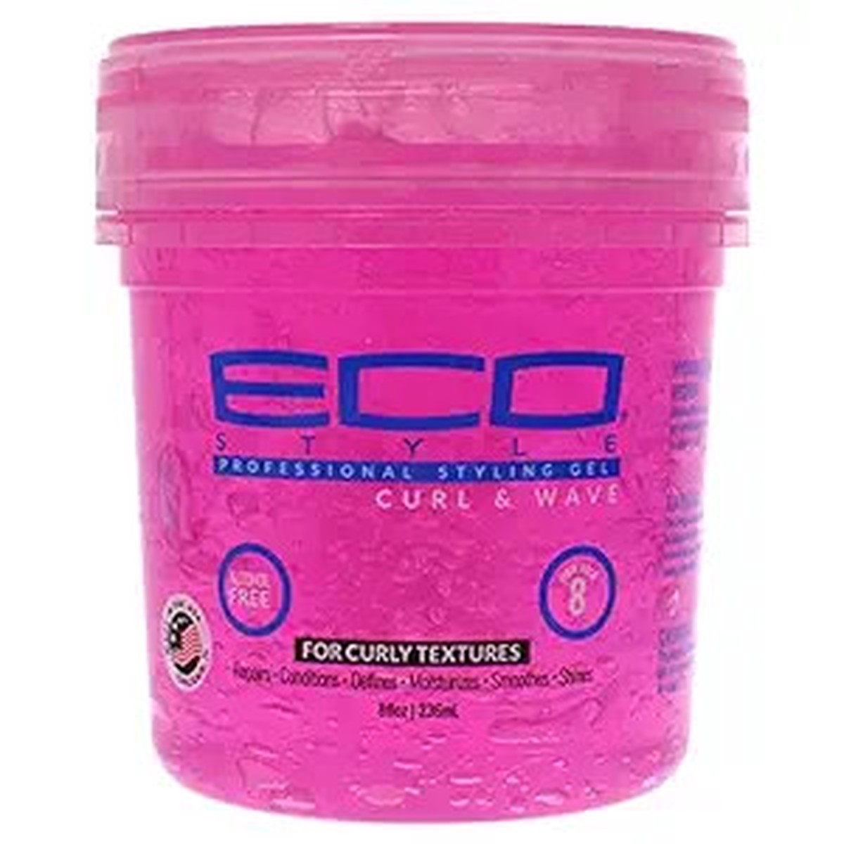 ECO Curl & Wave Gel 8Oz