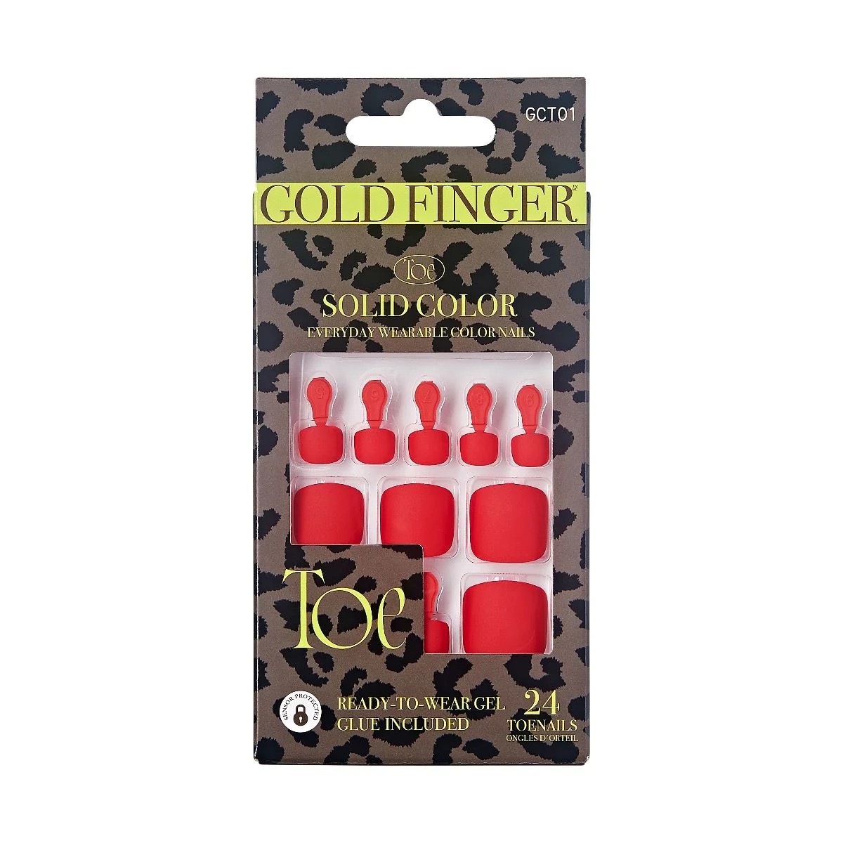 Kiss-Gold Finger-Toenail #GCT01