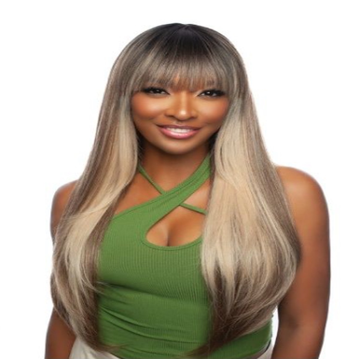 Red Carpet Full Wig "Dona" #BTPurple