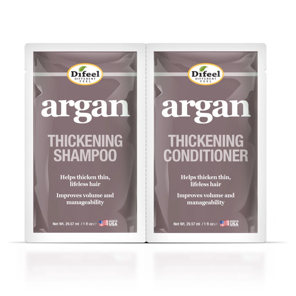 Difeel Argan Thickening Shampoo & Conditiner Pack