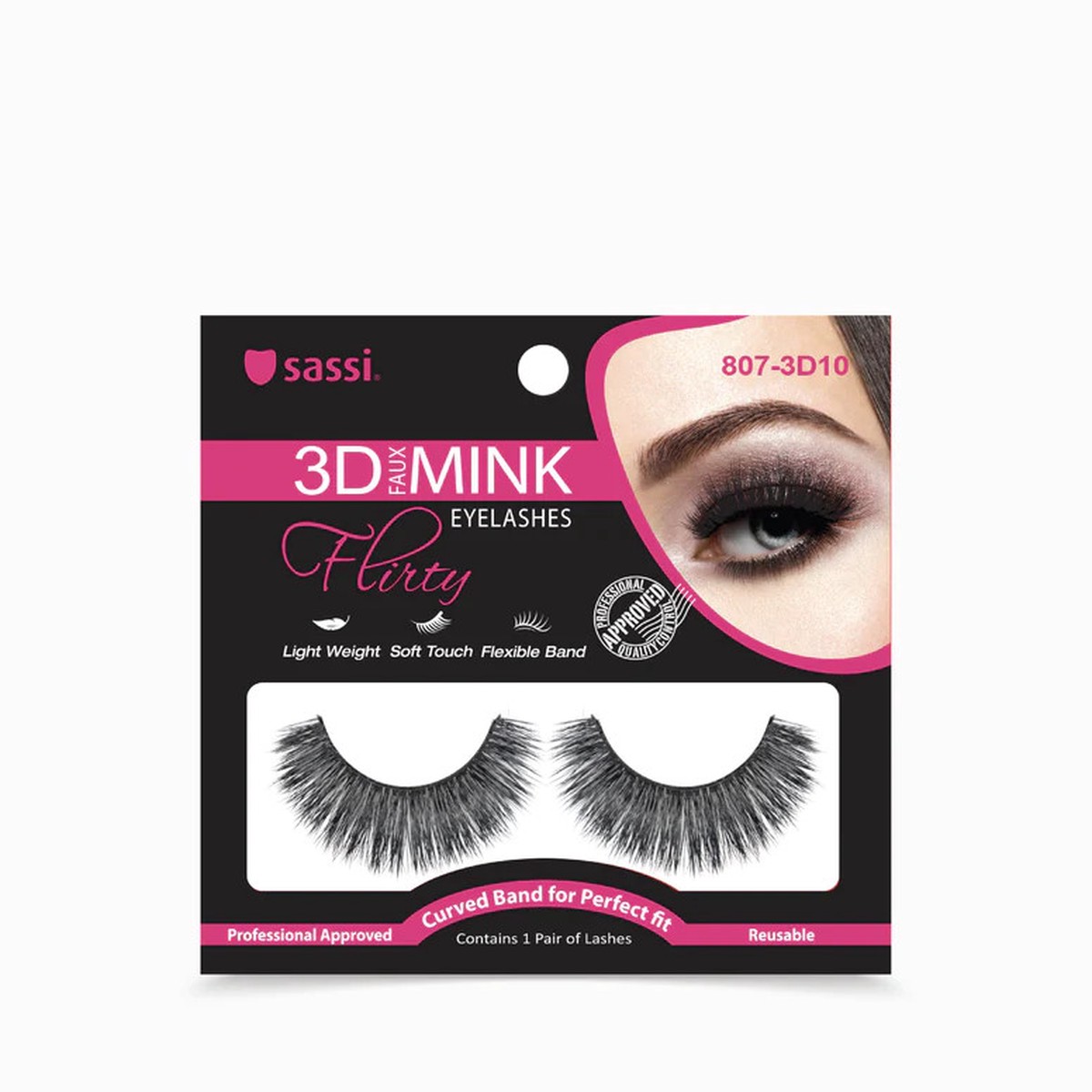 Sassi 3D Faux Mink Lashes 807-3D10