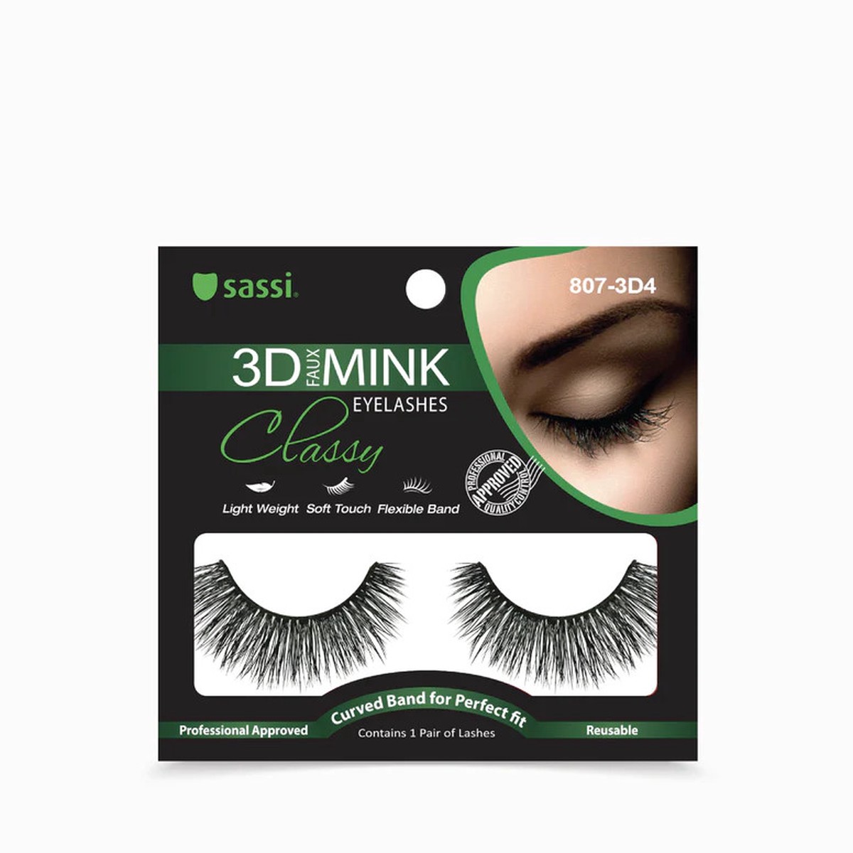 Sassi 3D Faux Mink Lashes 807-3D4