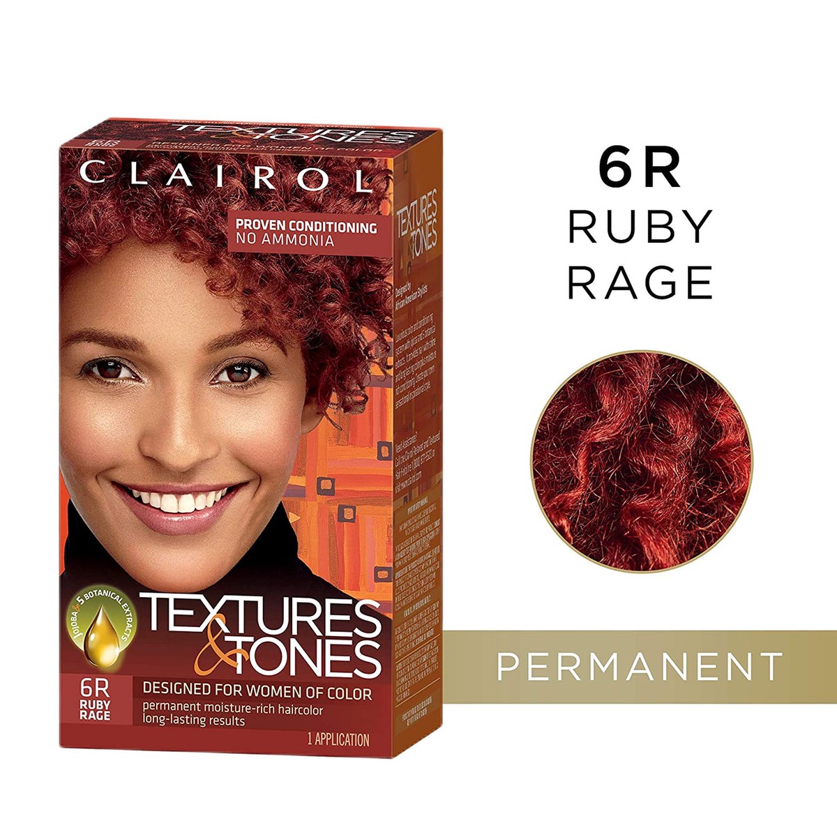 Clairol Texture & Tones 6R.