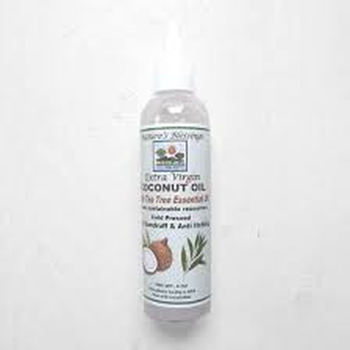Nature's Blessings Extra Virgin Coconut Oil with Tea Tree Oil 4oz