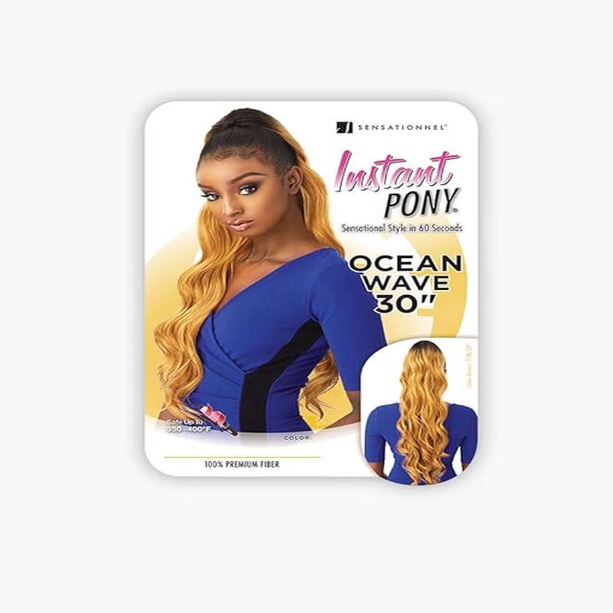 Sensationnel Instant Pony Ocean Wave 30" #T1B/27
