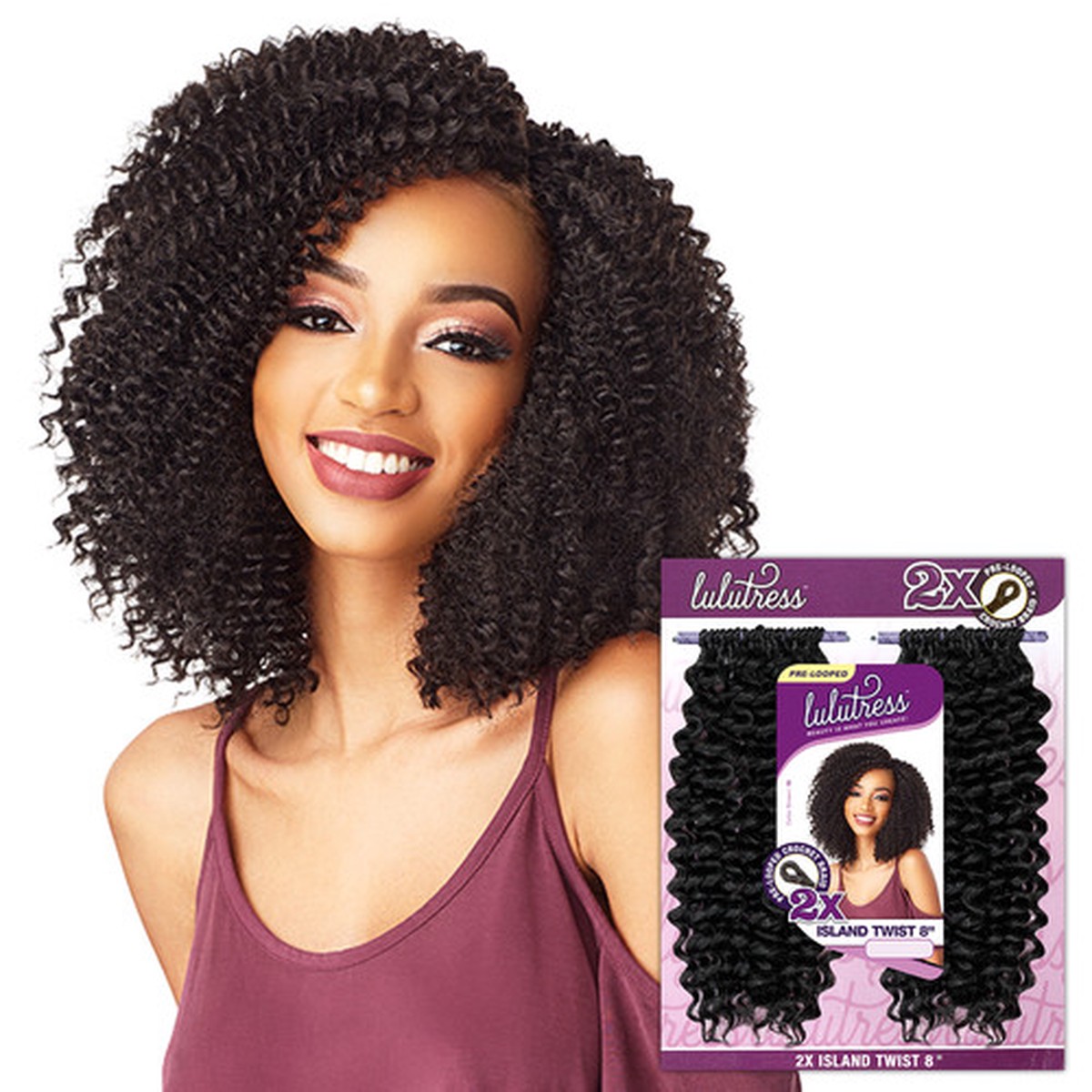 Sensationnel Lulutress Island Twist 8" #1B