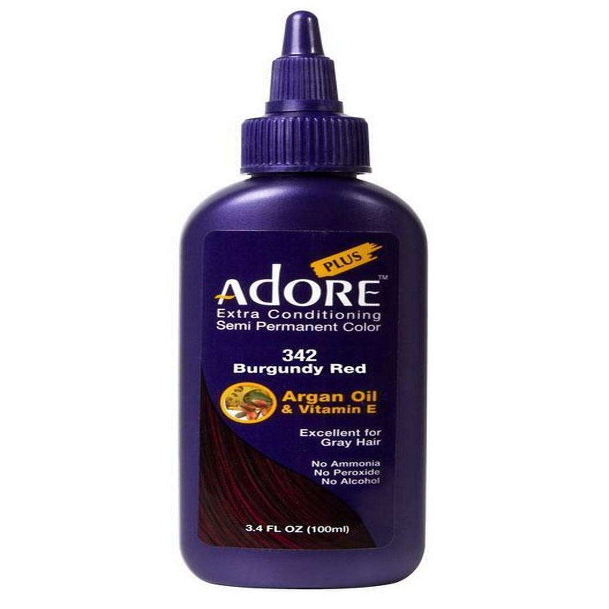 Adore Plus 342 Burgundy Red 3.4 oz