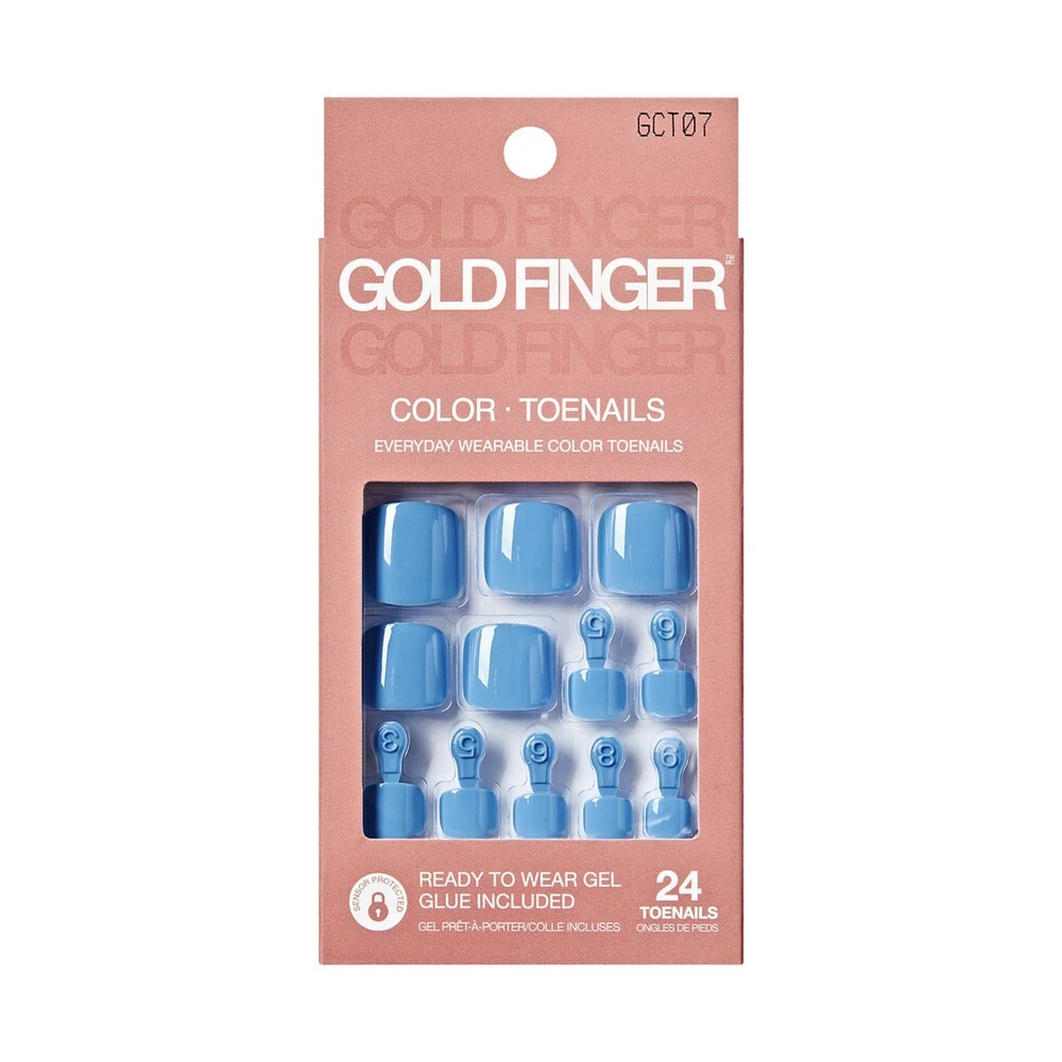 Gold Finger Toe Nails #GCT07