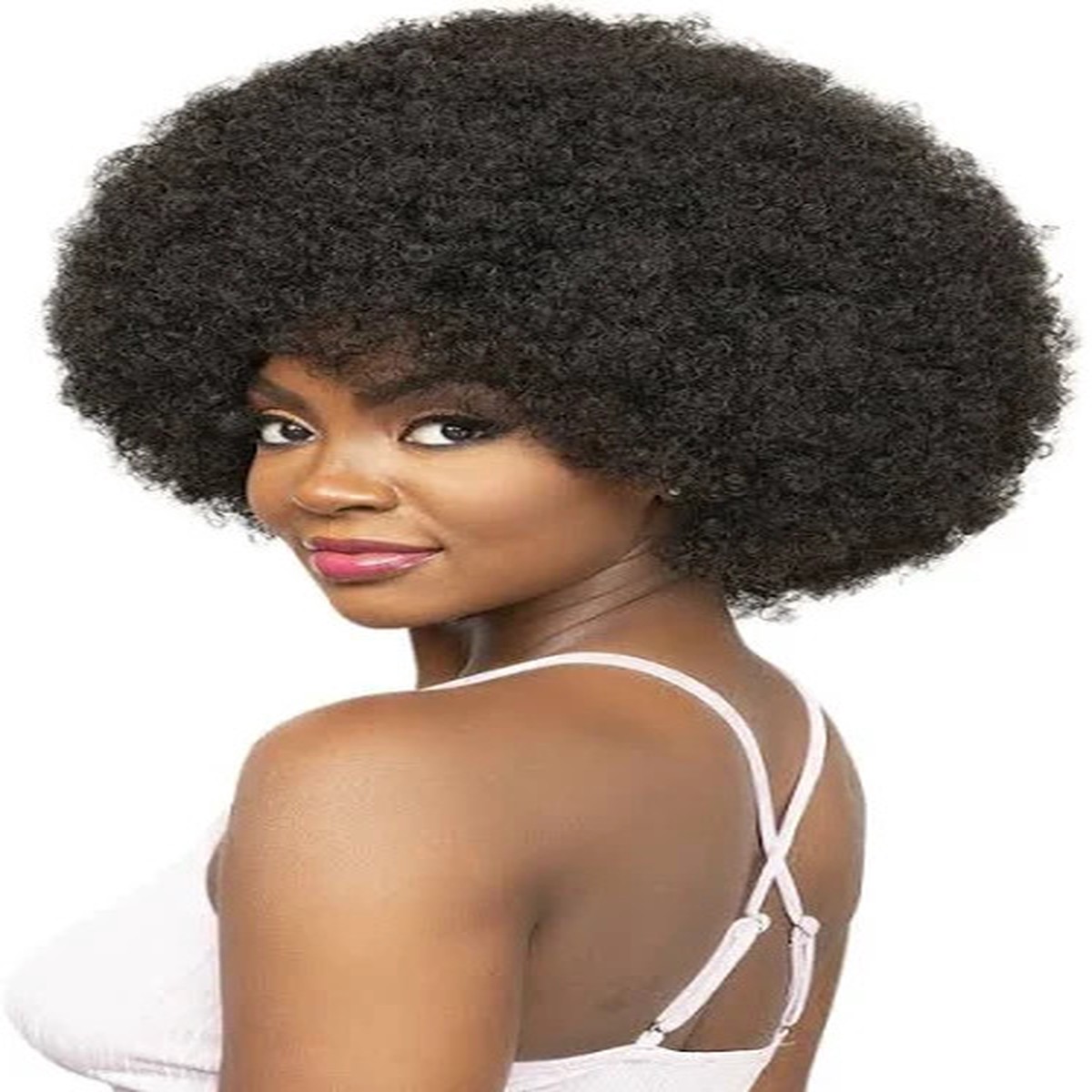 Janet Natural Curly "Afro Deon" #PlatinumBlonde"
