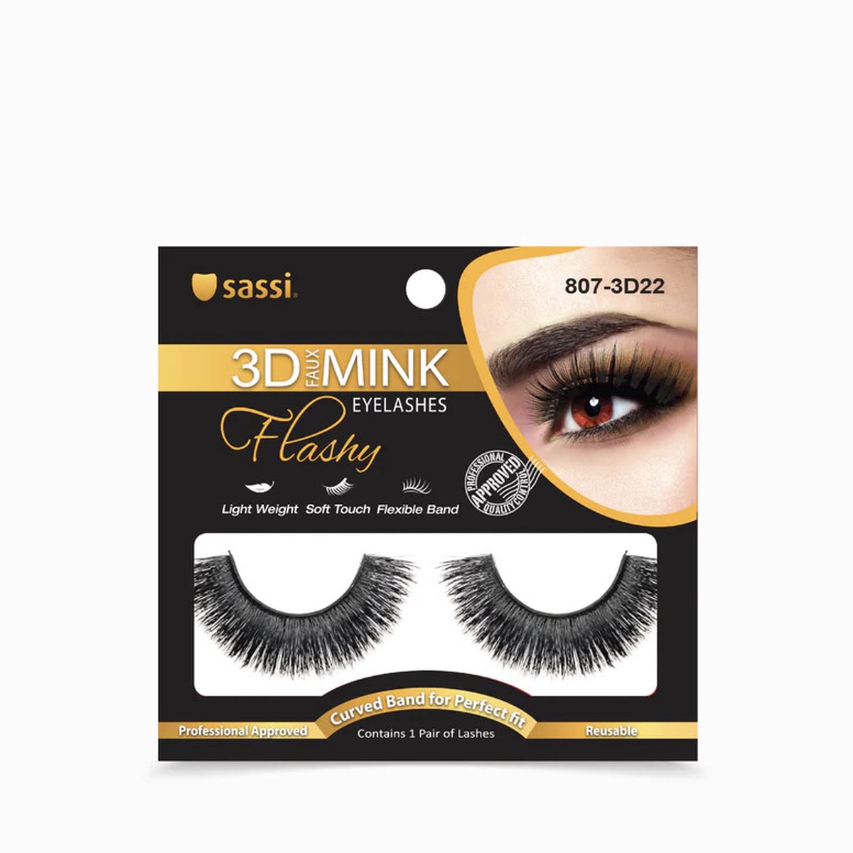 Sassi 3D Faux Mink Lashes 807-3D22