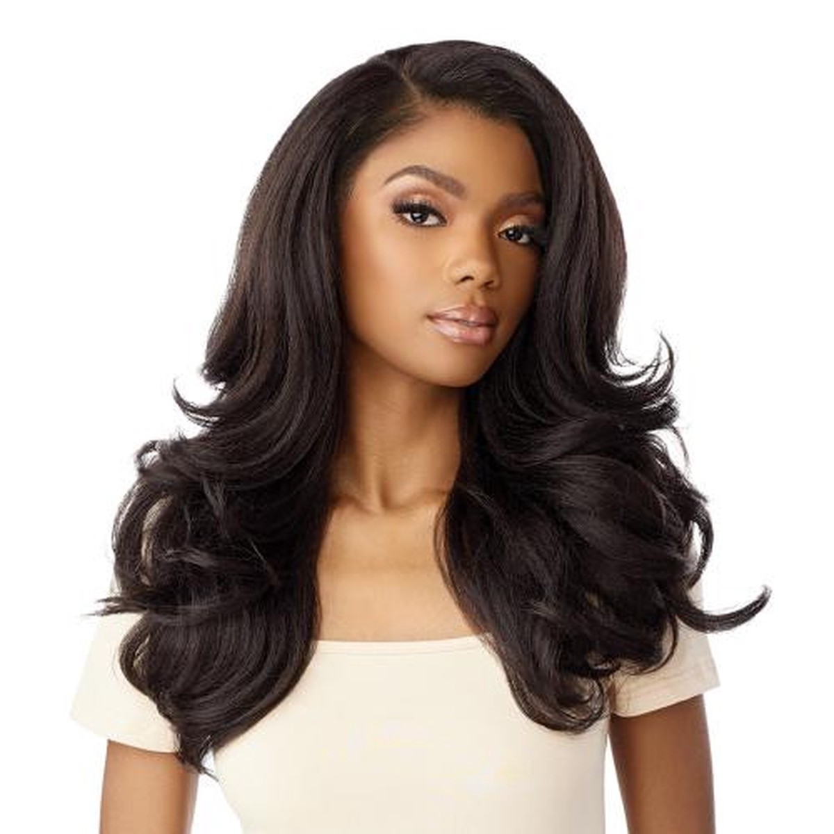Sensationnel Curl Kinks & Co "13x6 Kinky Blow Out 20" #Balayage Chocolate