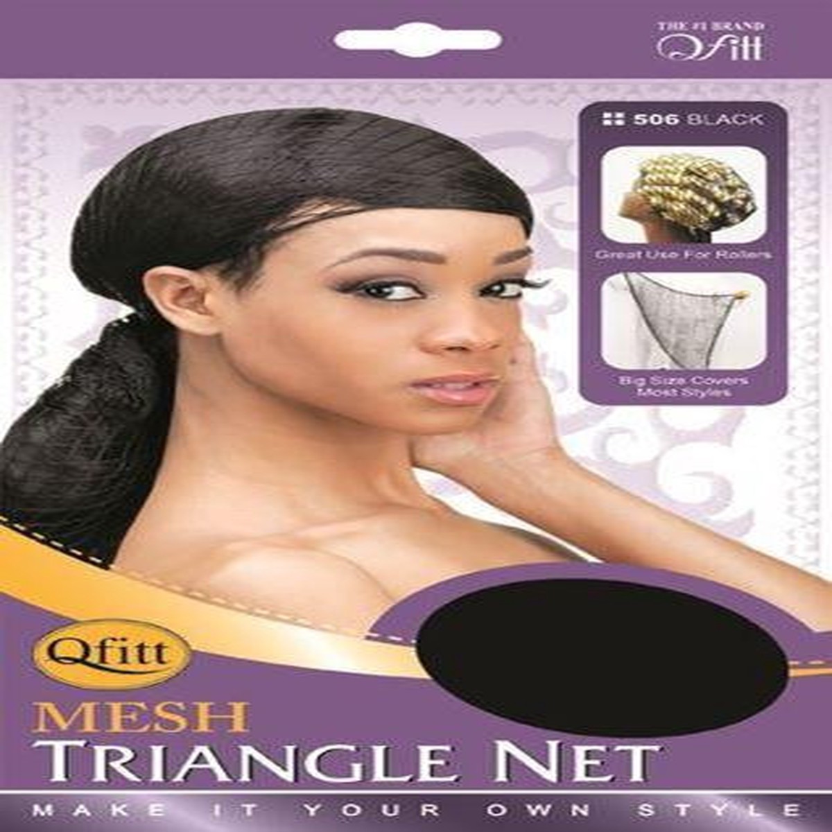 M&M Mesh Triangle Net 506 Black