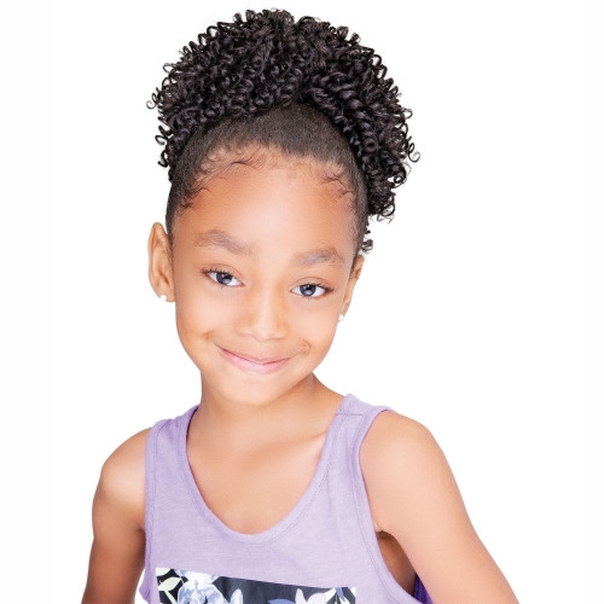 Janet Kids Drawstring Pony " Vine Curl" #2