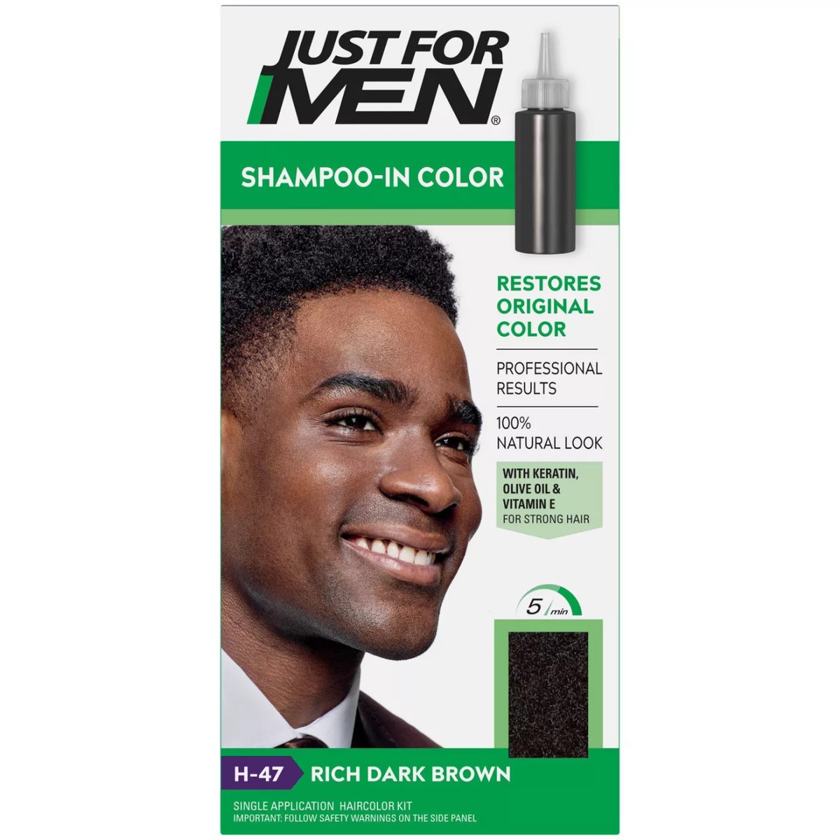 Just For Men Shampoo In Color #Rich Dark Brown