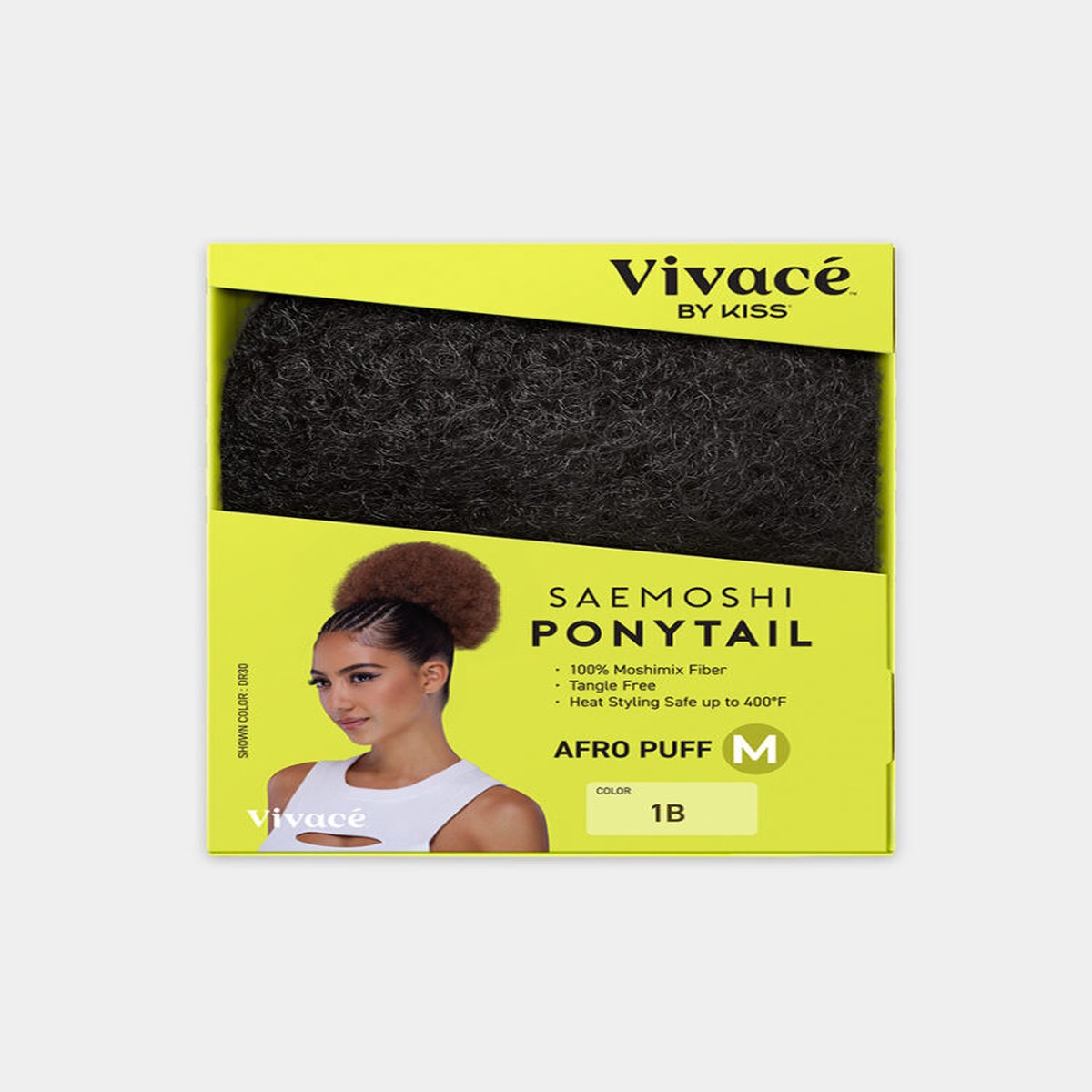 Vivace Saemoshi Ponytail "Afroo Puff" #1B
