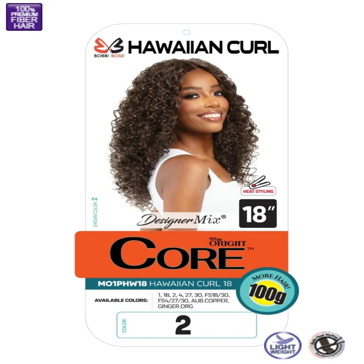 Bobbi Boss Core "Hawaiian Curl" 18" #1