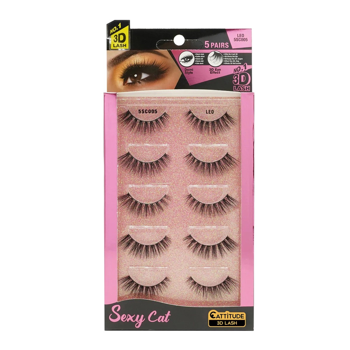 Ebin Cattitude Faux Mink Lashes #Leo5SC005