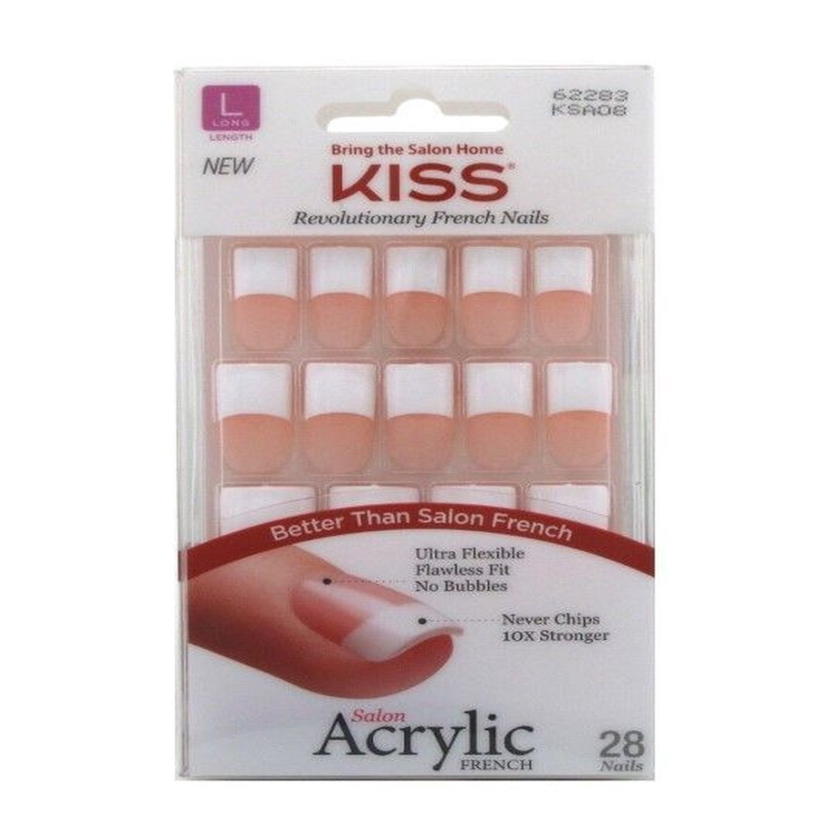 Kiss Acrylic French Long #KSA08