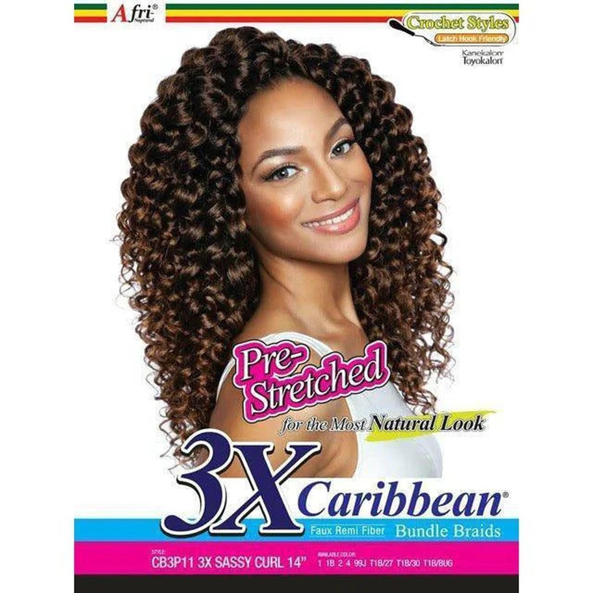 Afri 14" Caribbean Sassy Curl 1