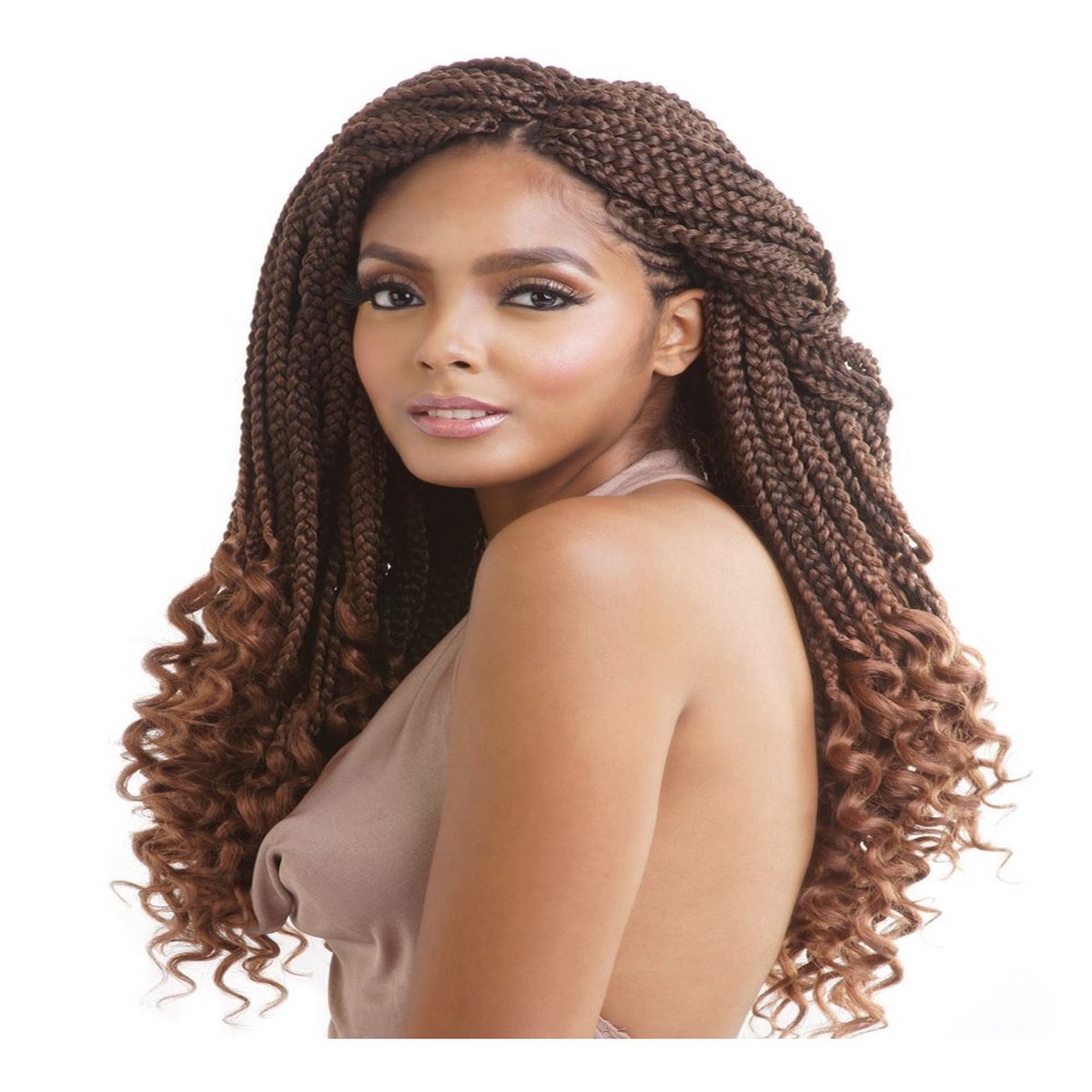 Afri 18" Curly Ends Braids T1B/27