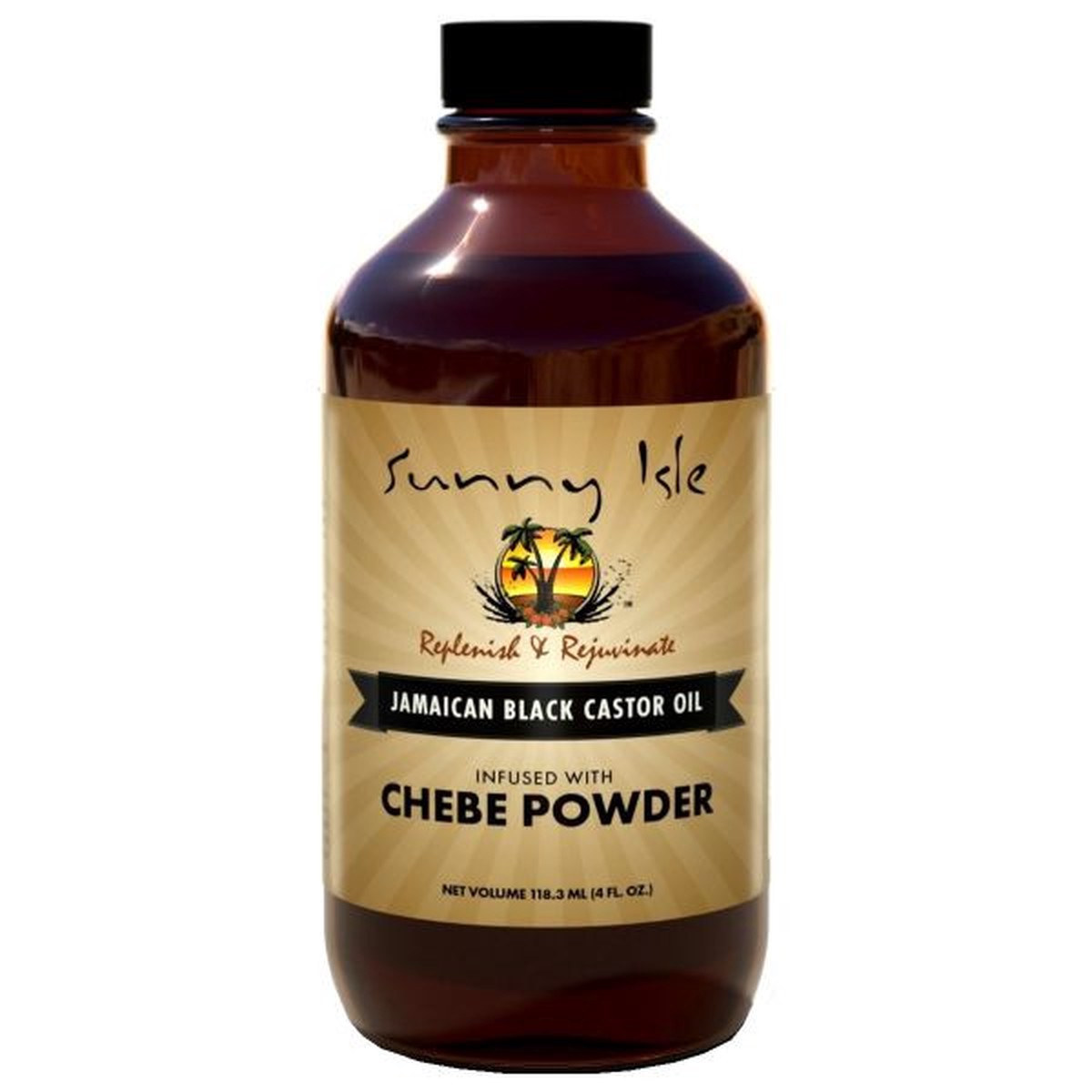 Sunny Isle Chebe Jamaican Black Castor Oil 4 oz.