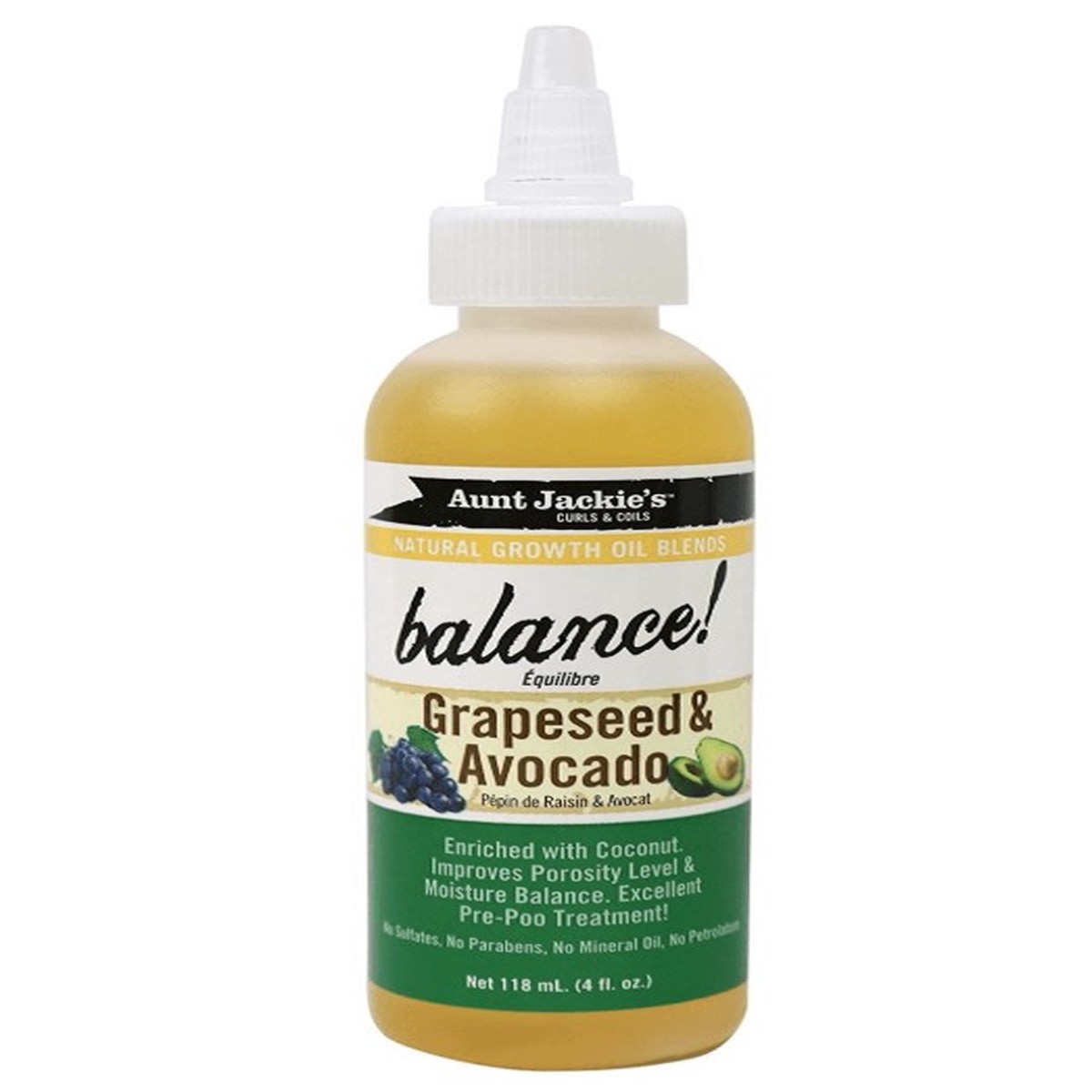 Aunt Jackie's Grapeseed & Avocado oil