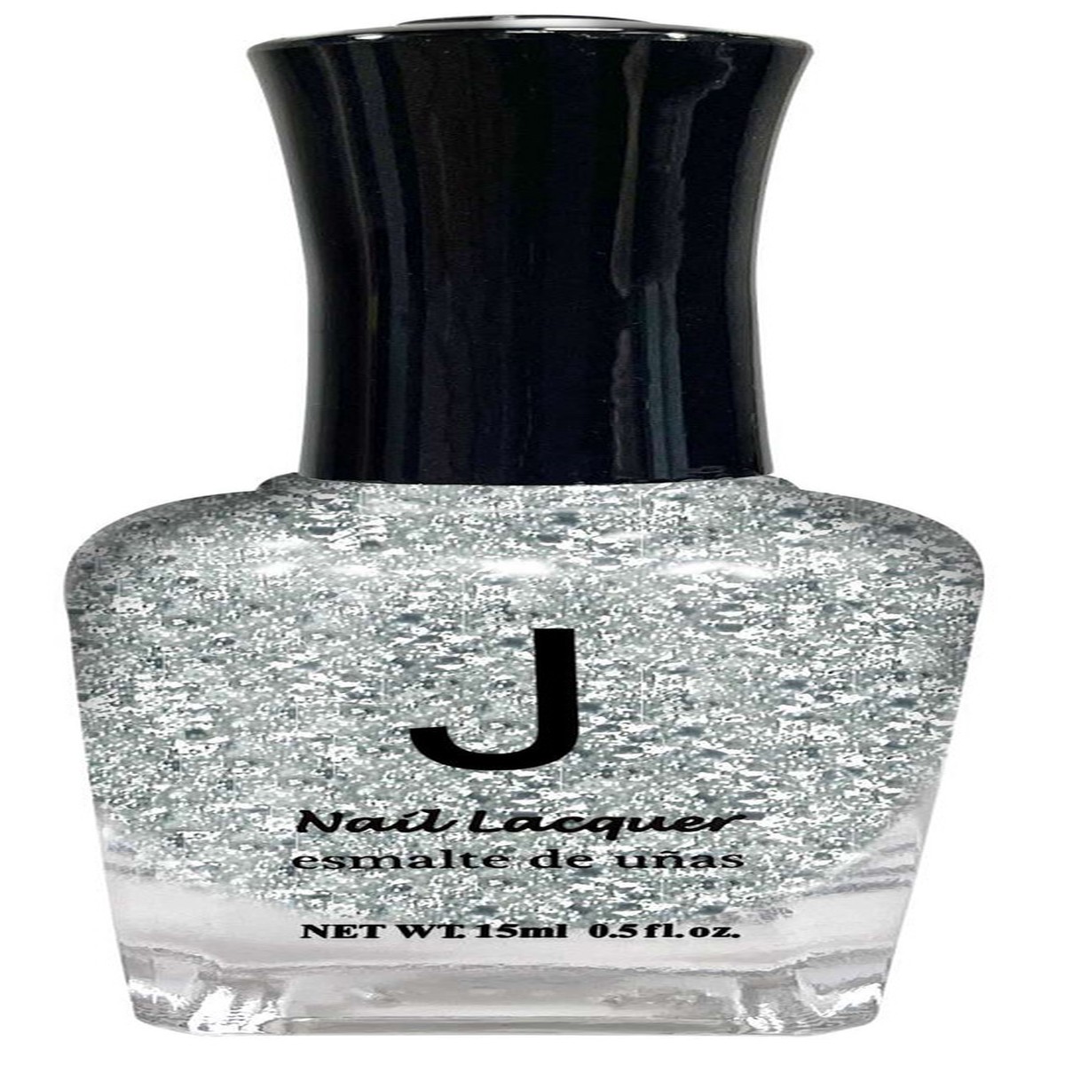 J Nail Polish #JNP056 Spangle Silver