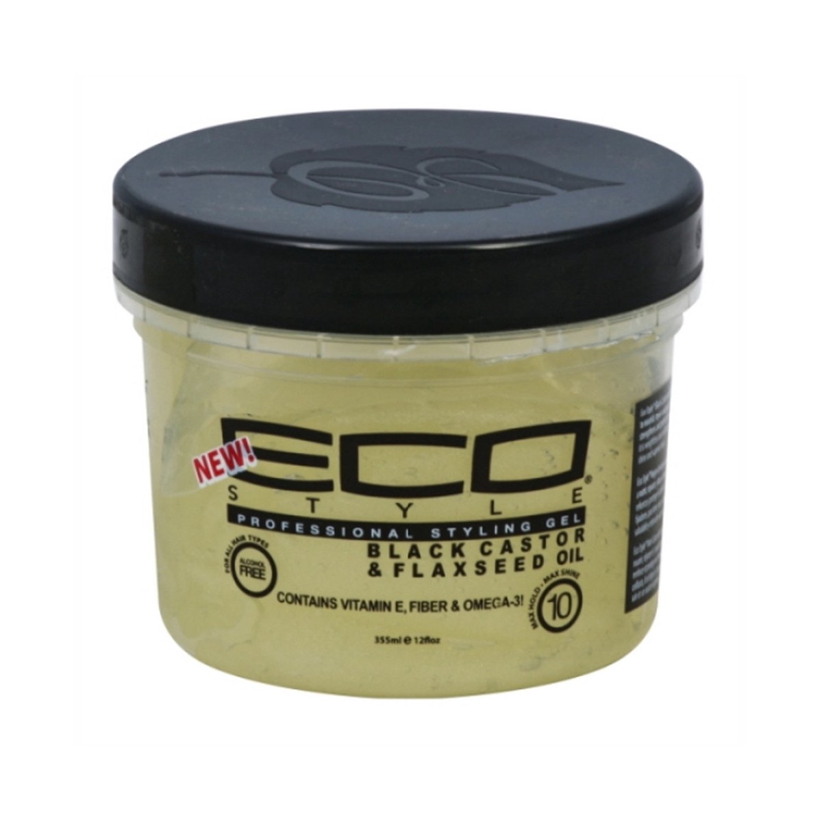 Eco Black Castor & Flaxseed Oil 12 fl oz