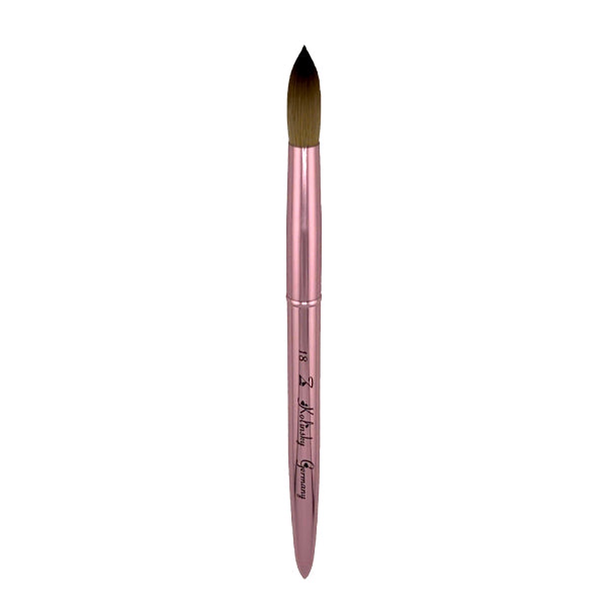Z Pink Handle Kolinsky Brush #18