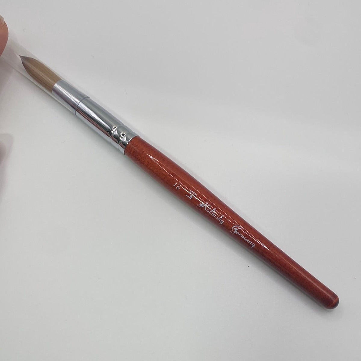 Z Wood Handle Kolinsky Brush #16