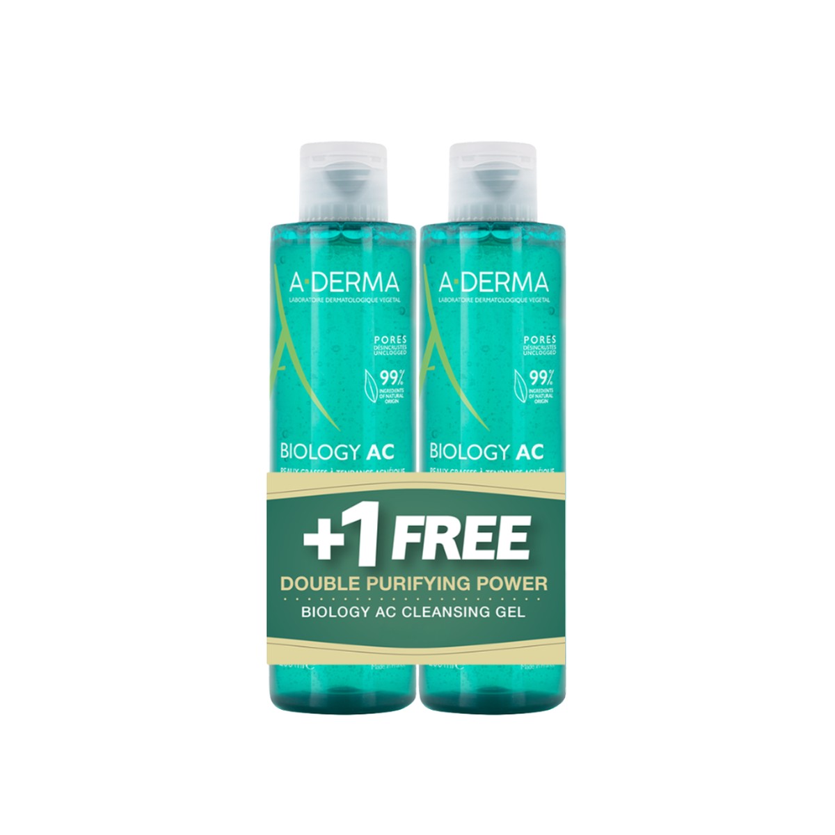 A-Derma Biology AC Foaming Gel Buy 1 Get 1 Bundle