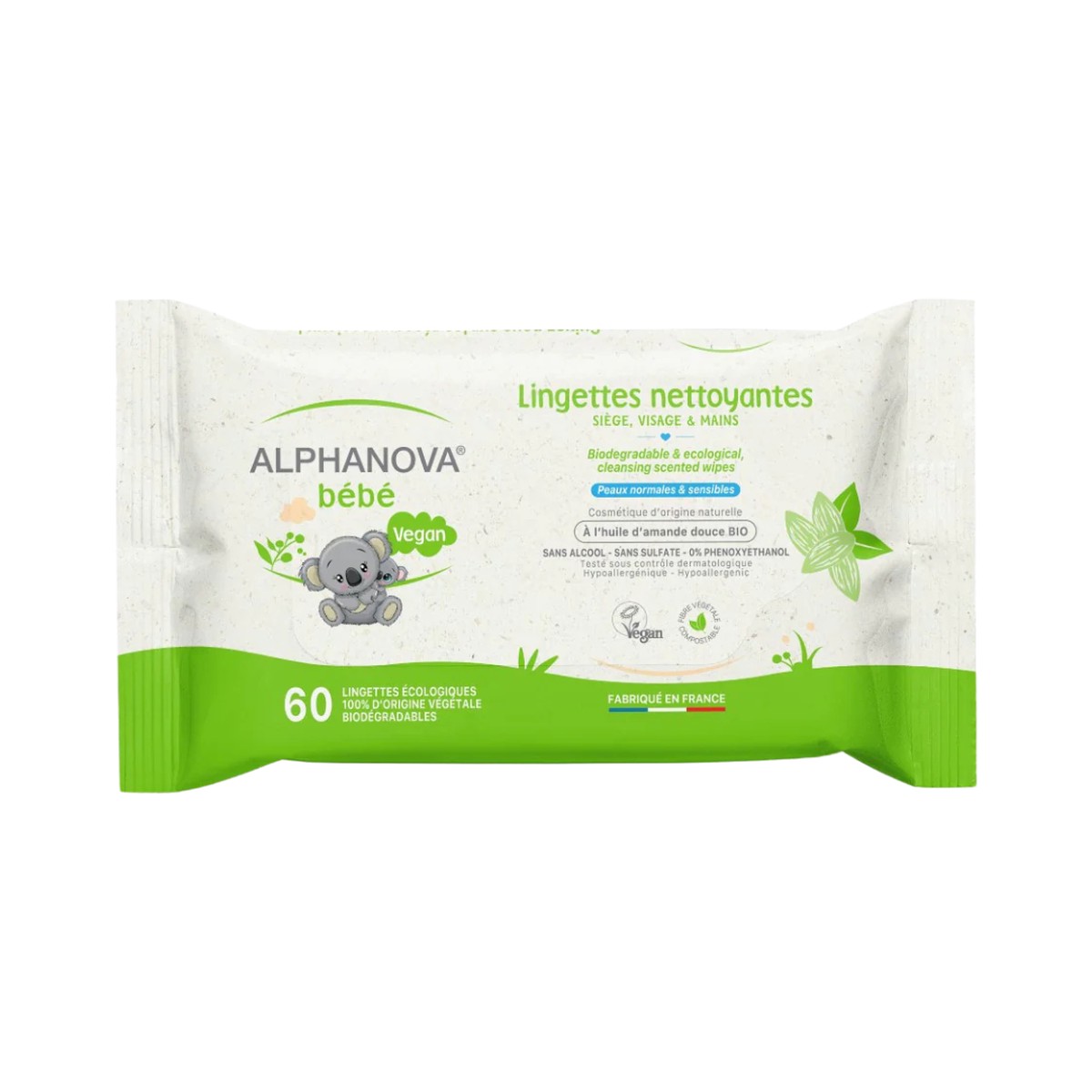 Alphanova Cleaning Wipes 60pcs