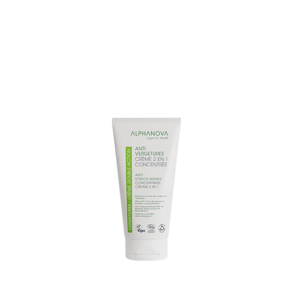 Alphanova 2 In 1 Organic Concentrated Anti-Stretch Mark Treatment 150ml
