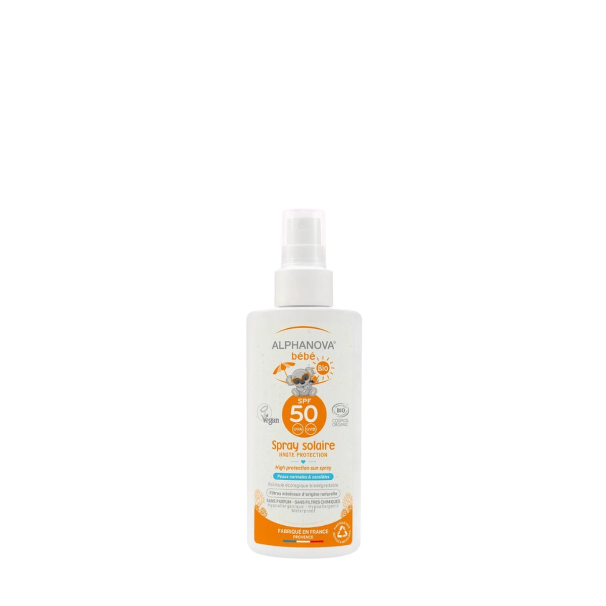 Alphanova Baby Sunscreen Spray Spf 50 125G