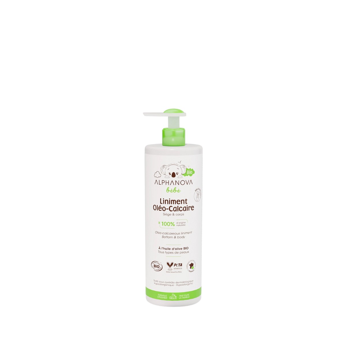 Alphanova Bio Liniment Olo-Calcaire Diaper Changing Cream 400ml
