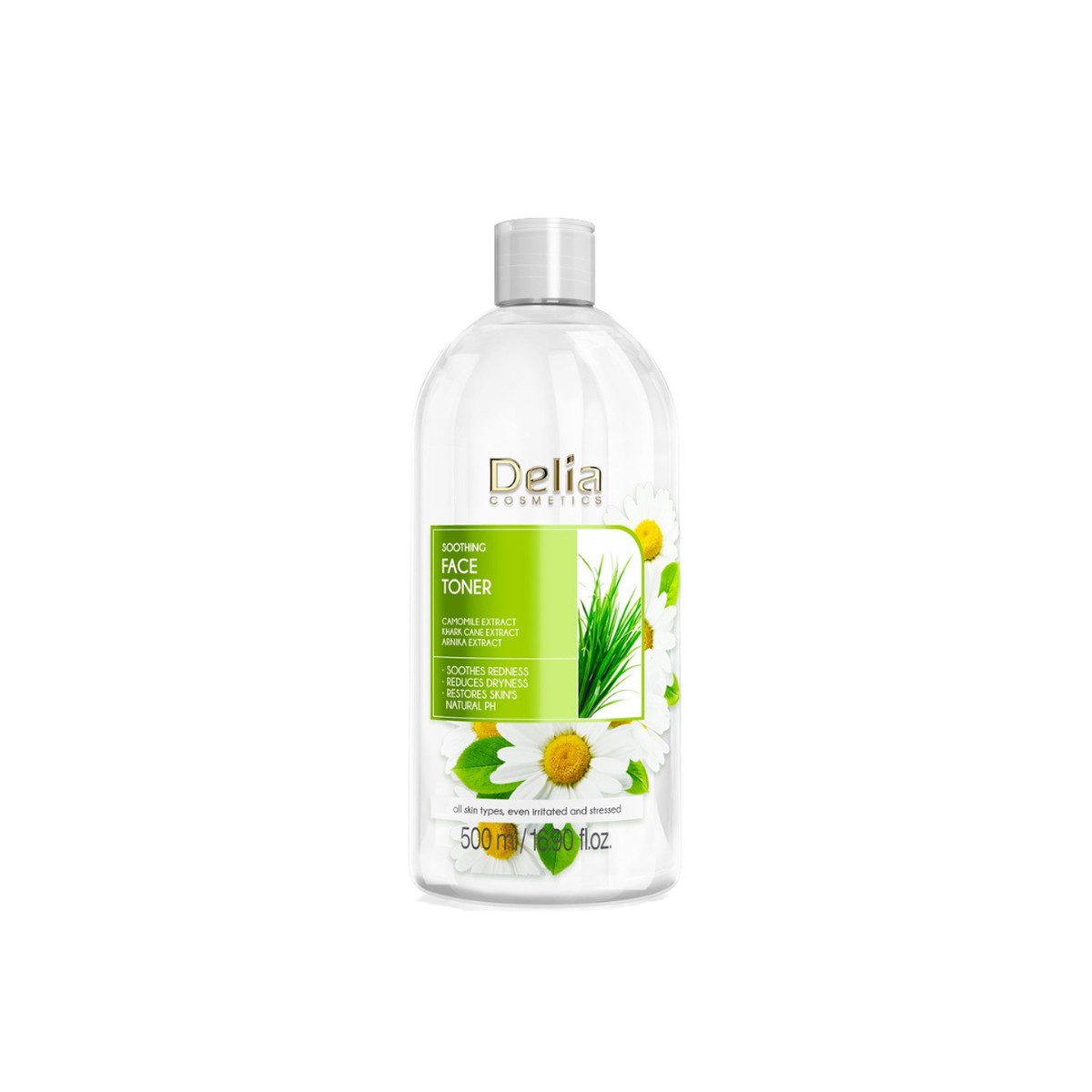 Delia Soothing Camomile Extract Face Toner 500ml