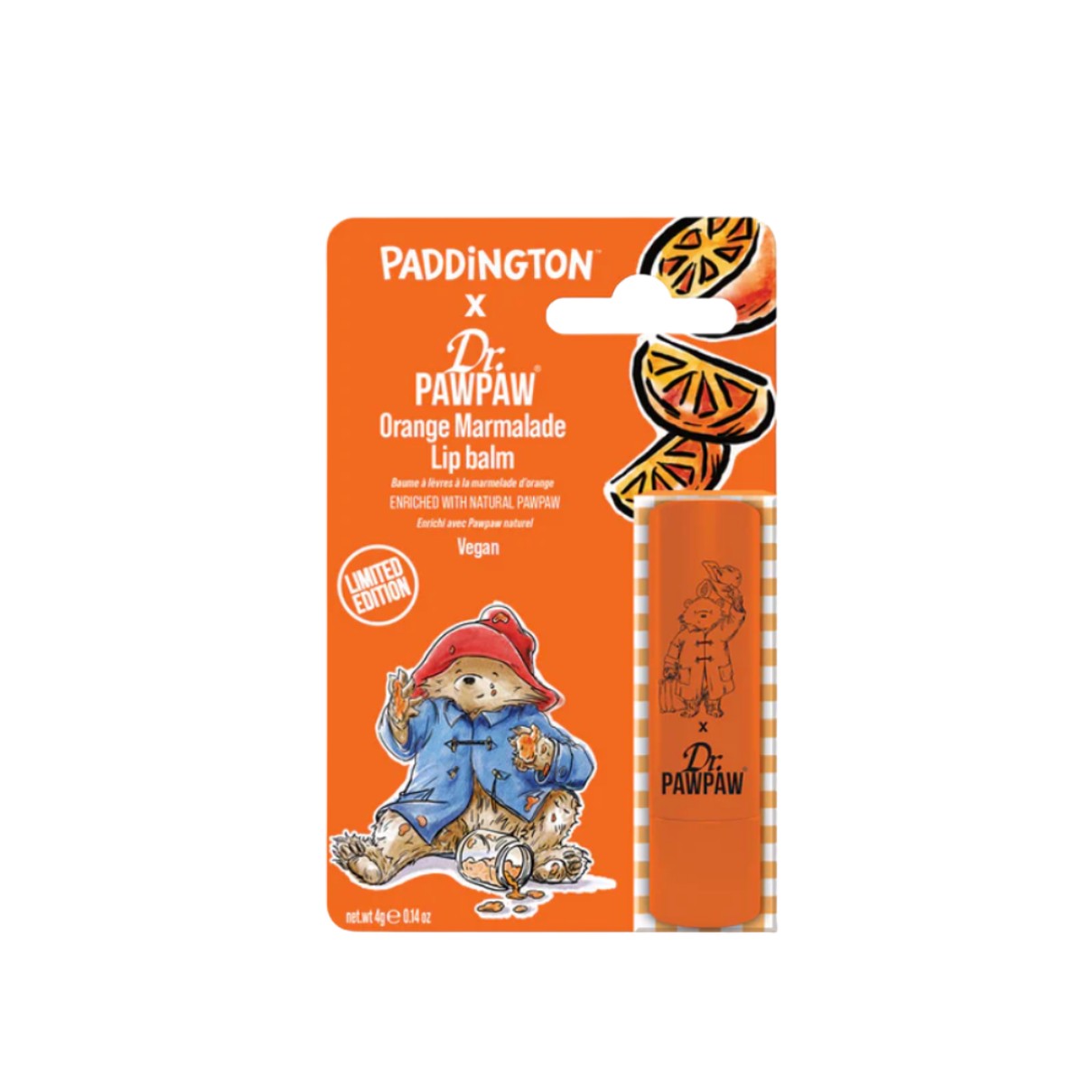 Dr Pawpaw Paddington Bear Orange Marmalade Lip Balm