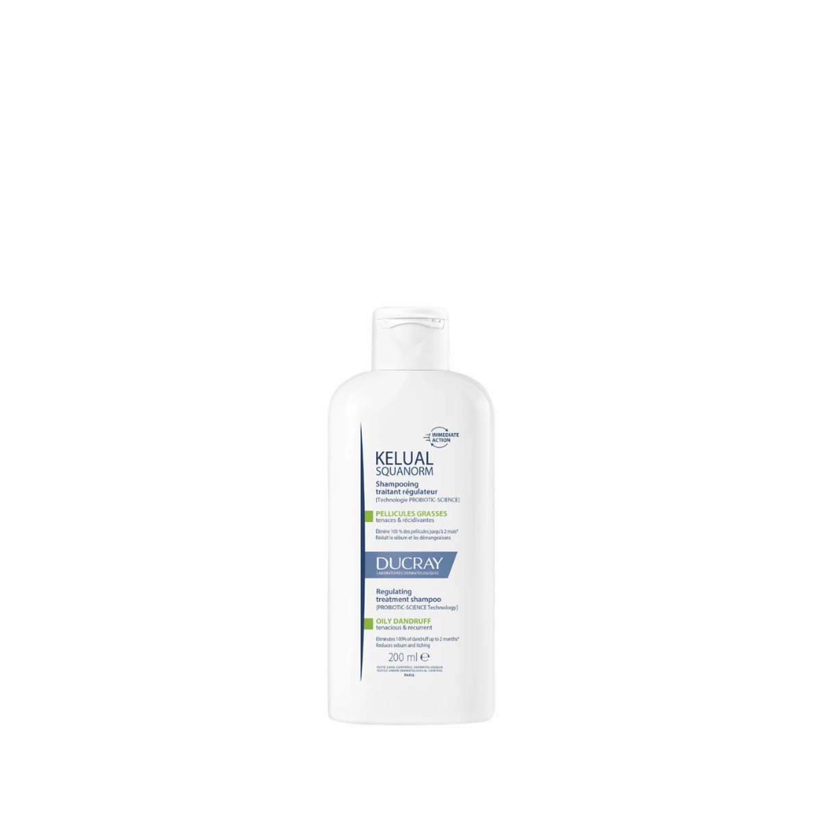 Ducray Kelual Squanorm Anti-Dandruff Treatment Shampoo - Oily Dandruff 200ml