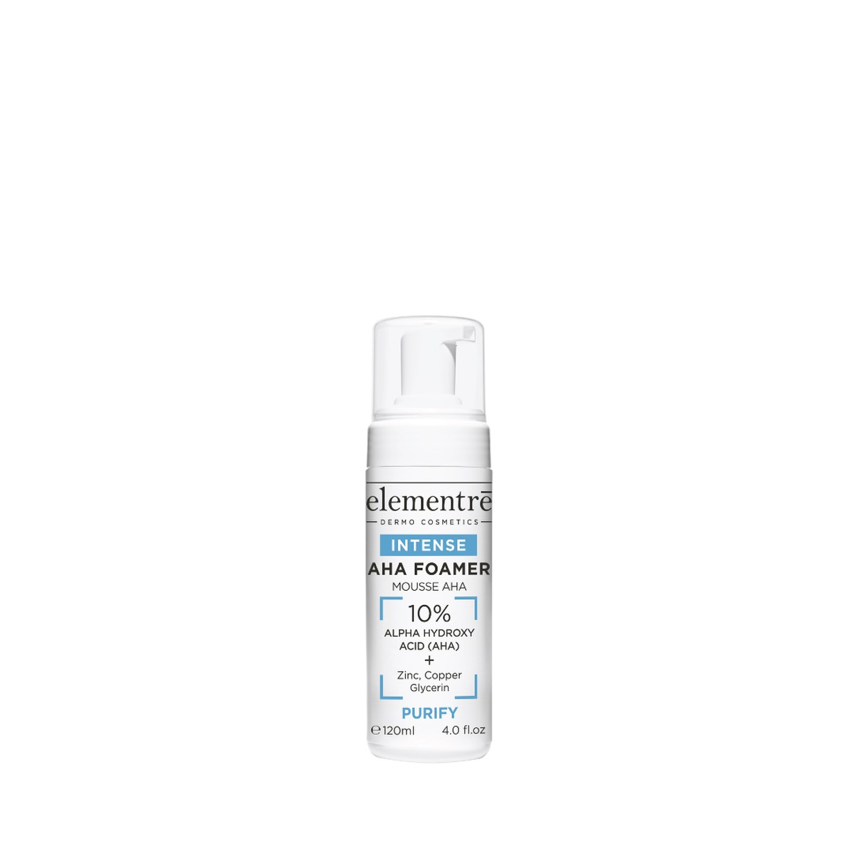 Elementre 10% Glycolic Acid AHA Foamer 120ml