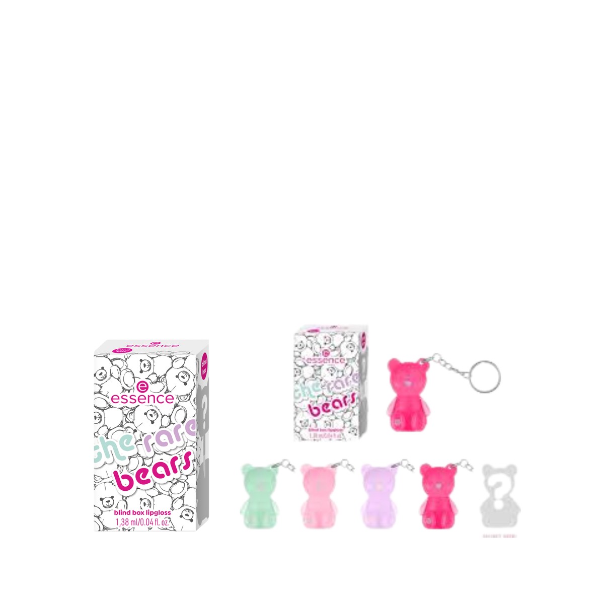 Essence The Rare Bears Blind Box Lip Gloss