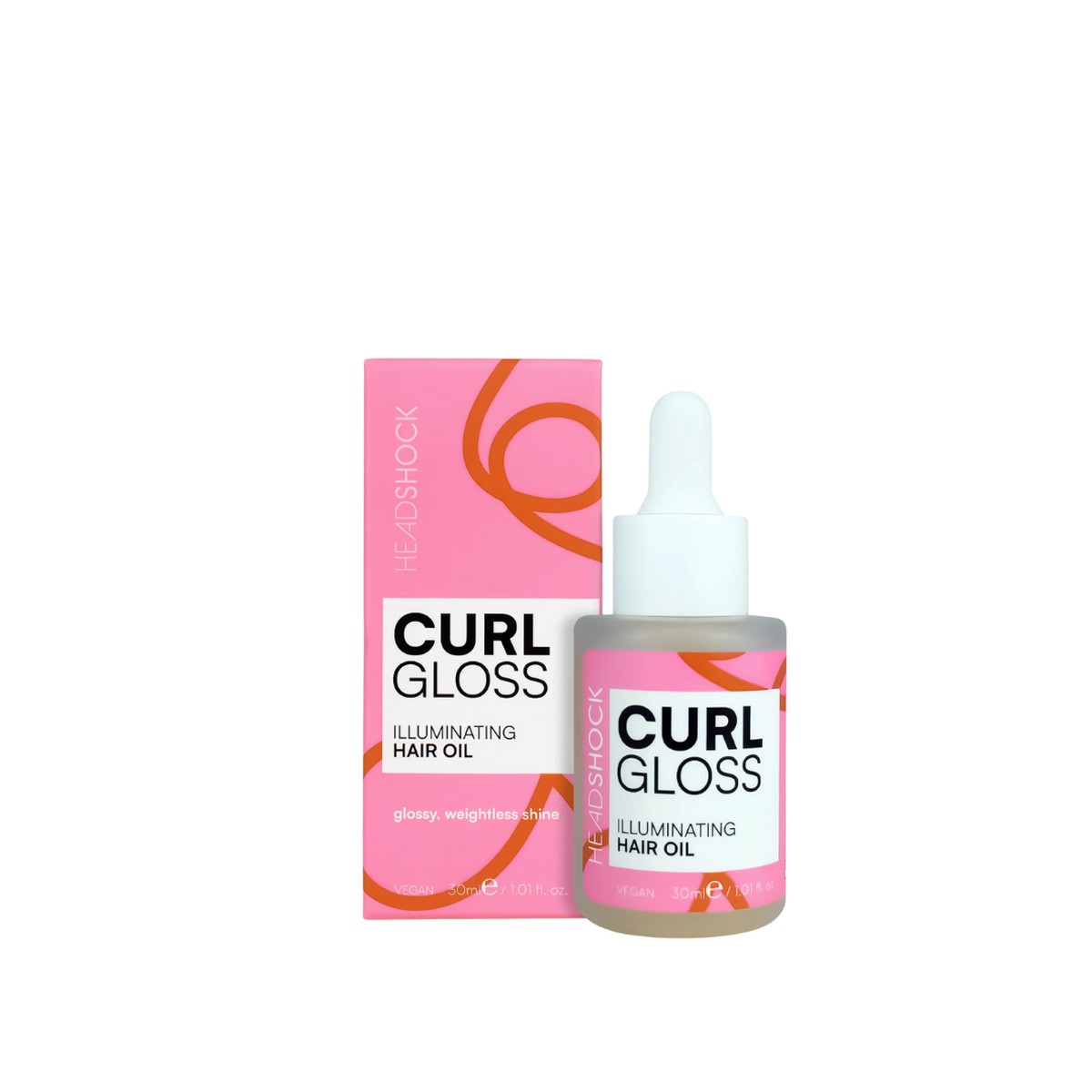 Face Facts Headshock Curl Gloss Illuminating Hair Oil 30ml