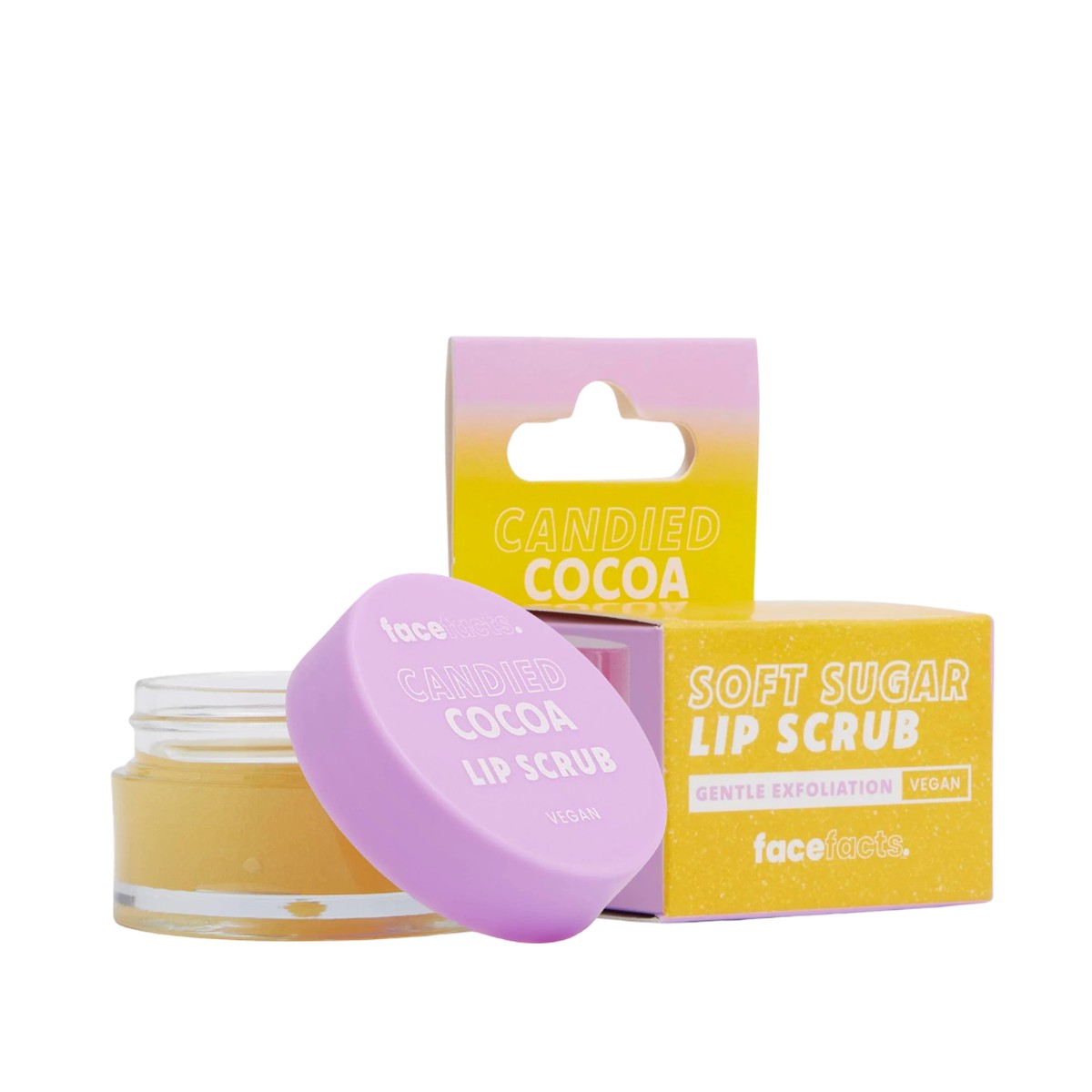 Face Facts Soft Sugar Candied Cocoa Lip Scrub
